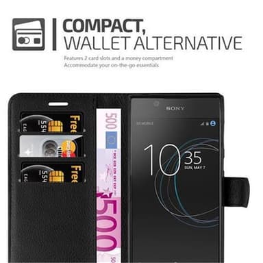 Sony Xperia L1 Pungetui Cover Case (Sort)