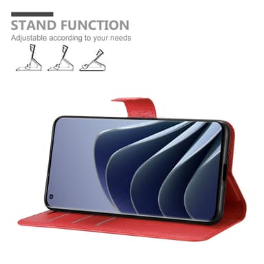 OnePlus 10 PRO 5G Pungetui Cover Case (Rød)
