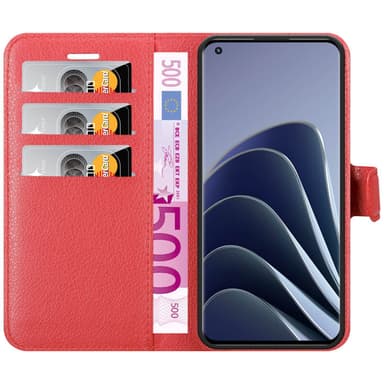 OnePlus 10 PRO 5G Pungetui Cover Case (Rød)