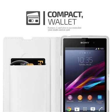 Sony Xperia Z1 Cover Etui Case (Sølv)