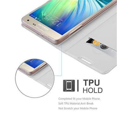 Samsung Galaxy A5 2015 Cover Etui Case (Sølv)
