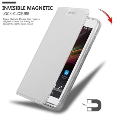Sony Xperia SP Cover Etui Case (Sølv)