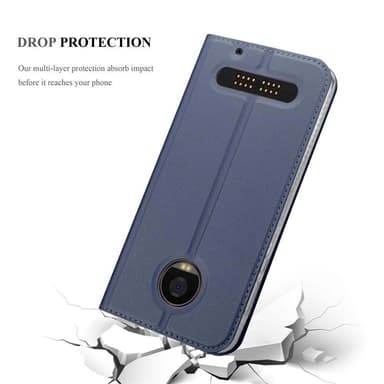 Motorola MOTO Z2 Cover Etui Case (Blå)