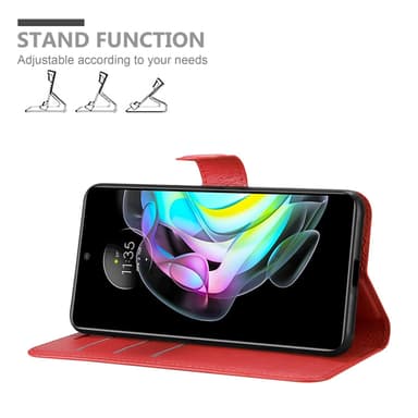 Motorola EDGE 20 Pungetui Cover Case (Rød)