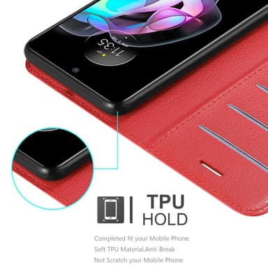 Motorola EDGE 20 Pungetui Cover Case (Rød)