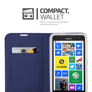 Nokia Lumia 625 Cover Etui Case (Blå)