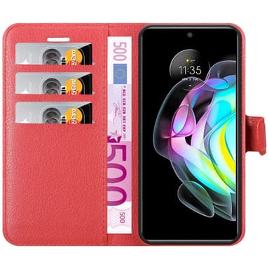 Motorola EDGE 20 Pungetui Cover Case (Rød)
