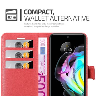 Motorola EDGE 20 Pungetui Cover Case (Rød)