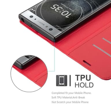 Sony Xperia XA2 ULTRA Pungetui Cover Case (Rød)