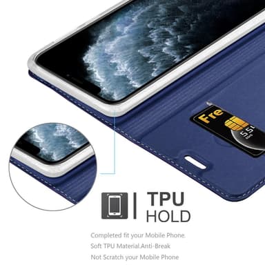 iPhone 11 PRO Cover Etui Case (Blå)