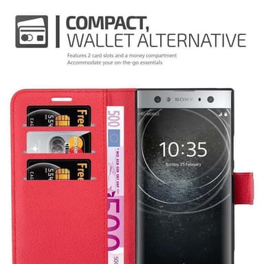 Sony Xperia XA2 ULTRA Pungetui Cover Case (Rød)