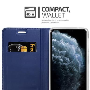 iPhone 11 PRO Cover Etui Case (Blå)