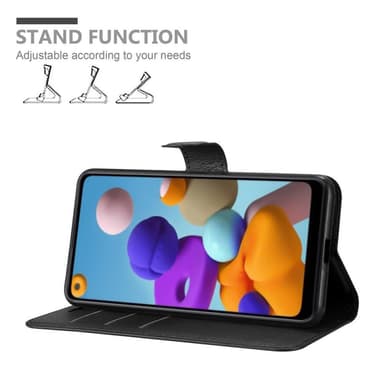 Samsung Galaxy A21 Pungetui Cover Case (Sort)