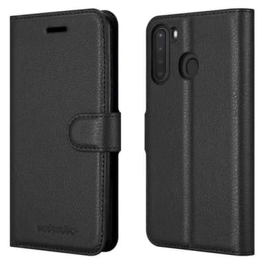 Samsung Galaxy A21 Pungetui Cover Case (Sort)