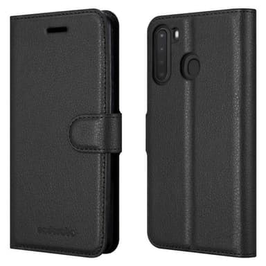 Samsung Galaxy A21 Pungetui Cover Case (Sort)