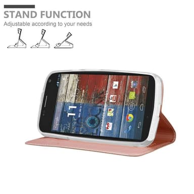 Motorola MOTO G2 Cover Etui Case (Lyserød)
