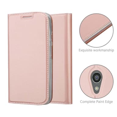 Motorola MOTO G2 Cover Etui Case (Lyserød)