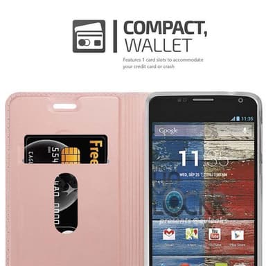Motorola MOTO G2 Cover Etui Case (Lyserød)