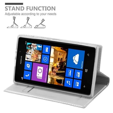 Nokia Lumia 925 Cover Etui Case (Sølv)