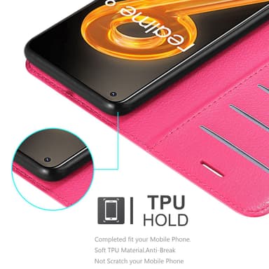 Realme 9 4G / 9 PRO+ Pungetui Cover Case (Lyserød)