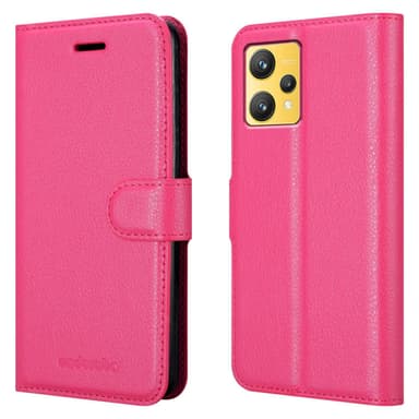 Realme 9 4G / 9 PRO+ Pungetui Cover Case (Lyserød)