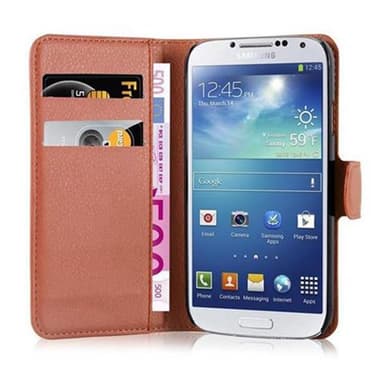 Samsung Galaxy S4 Pungetui Cover Case (Brun)