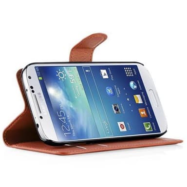 Samsung Galaxy S4 Pungetui Cover Case (Brun)