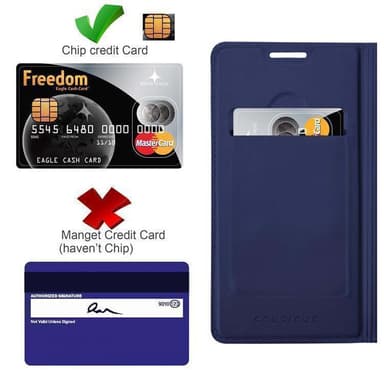 Motorola MOTO X PLAY Cover Etui Case (Blå)
