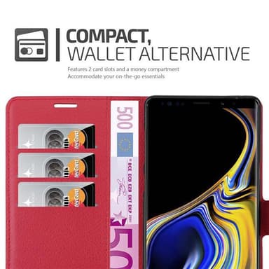 Samsung Galaxy NOTE 9 Pungetui Cover Case (Rød)