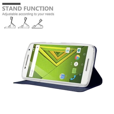 Motorola MOTO X PLAY Cover Etui Case (Blå)