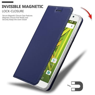 Motorola MOTO X PLAY Cover Etui Case (Blå)