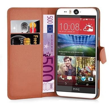 HTC Desire EYE Pungetui Cover Case (Brun)