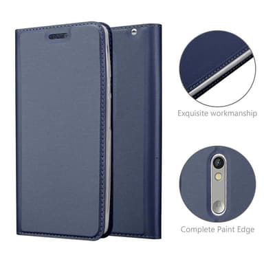 Motorola MOTO X PLAY Cover Etui Case (Blå)