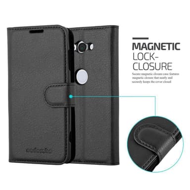 Sony Xperia XZ2 COMPACT Pungetui Cover Case (Sort)