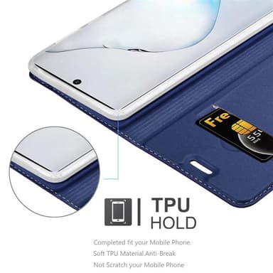 Samsung Galaxy NOTE 10 Cover Etui Case (Blå)