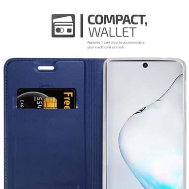Samsung Galaxy NOTE 10 Cover Etui Case (Blå)
