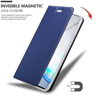 Samsung Galaxy NOTE 10 Cover Etui Case (Blå)