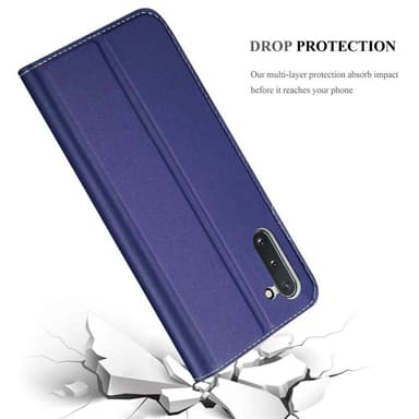 Samsung Galaxy NOTE 10 Cover Etui Case (Blå)