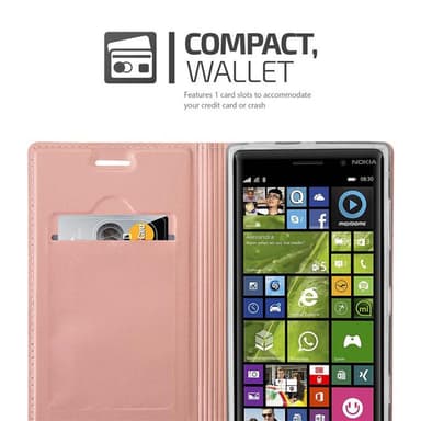 Nokia Lumia 830 Cover Etui Case (Lyserød)
