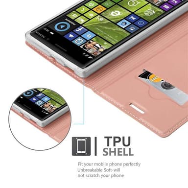 Nokia Lumia 830 Cover Etui Case (Lyserød)