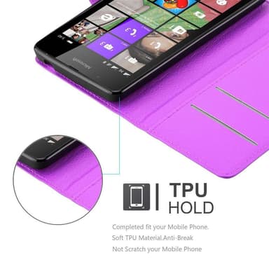 Nokia Lumia 540 Pungetui Cover Case (Lilla)