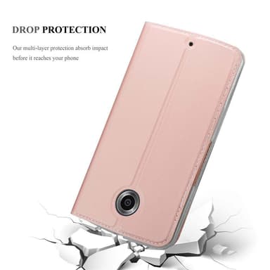 Motorola Google NEXUS 6 Cover Etui Case (Lyserød)