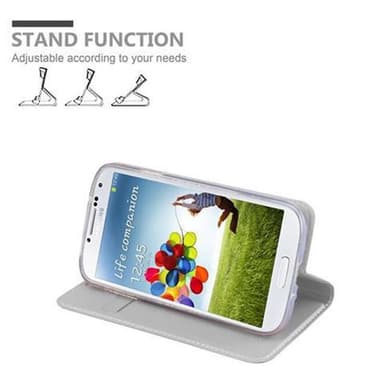 Samsung Galaxy S4 Cover Etui Case (Sølv)