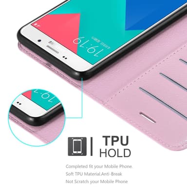 Samsung Galaxy A9 2016 Pungetui Cover Case (Lyserød)