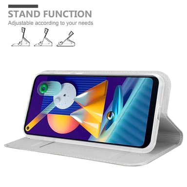 Samsung Galaxy A11 / M11 Cover Etui Case (Sølv)