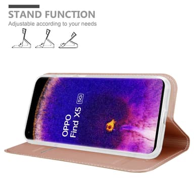 Oppo FIND X5 Cover Etui Case (Lyserød)