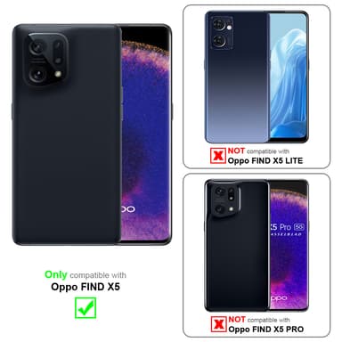 Oppo FIND X5 Cover Etui Case (Lyserød)