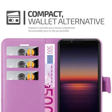 Sony Xperia 1 II Pungetui Cover Case (Lilla)