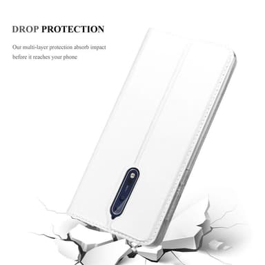 Nokia 8 2017 Cover Etui Case (Sølv)