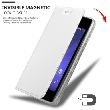 Sony Xperia E3 Cover Etui Case (Sølv)